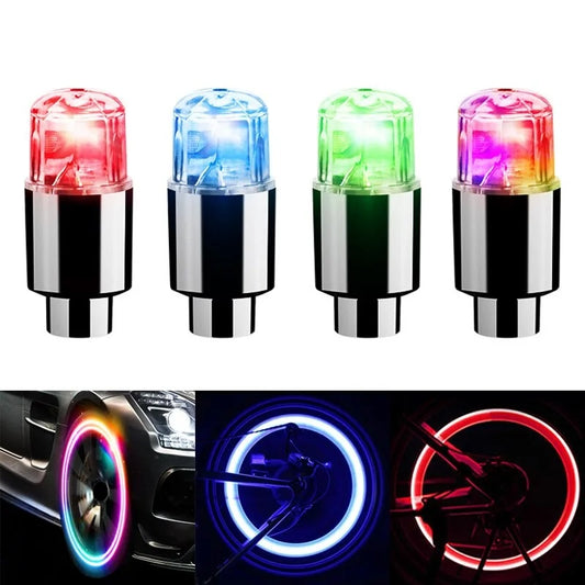 Car Tire Valve LED Caps