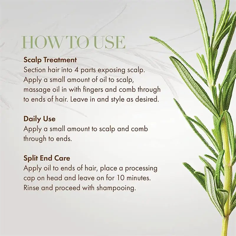 Rosemary Hair Growth Essential Oil